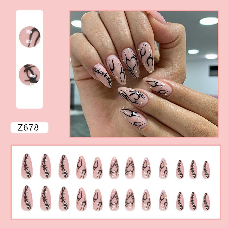 Весенние и летние бриллиантовые доспехи, простые маленькие бриллиантовые украшения для ногтей, милые модные украшения для девочек